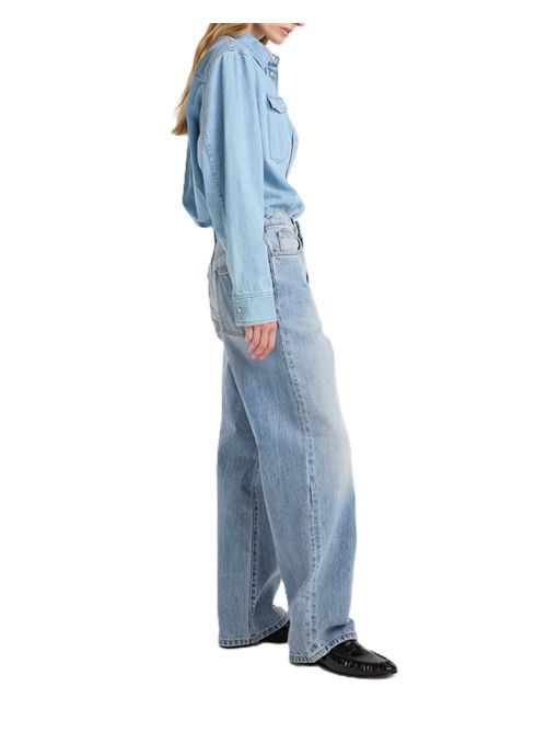 bruun - signature baggy denim | classic blue Róhe | 820-31-216470_502 CLASSIC BLUE